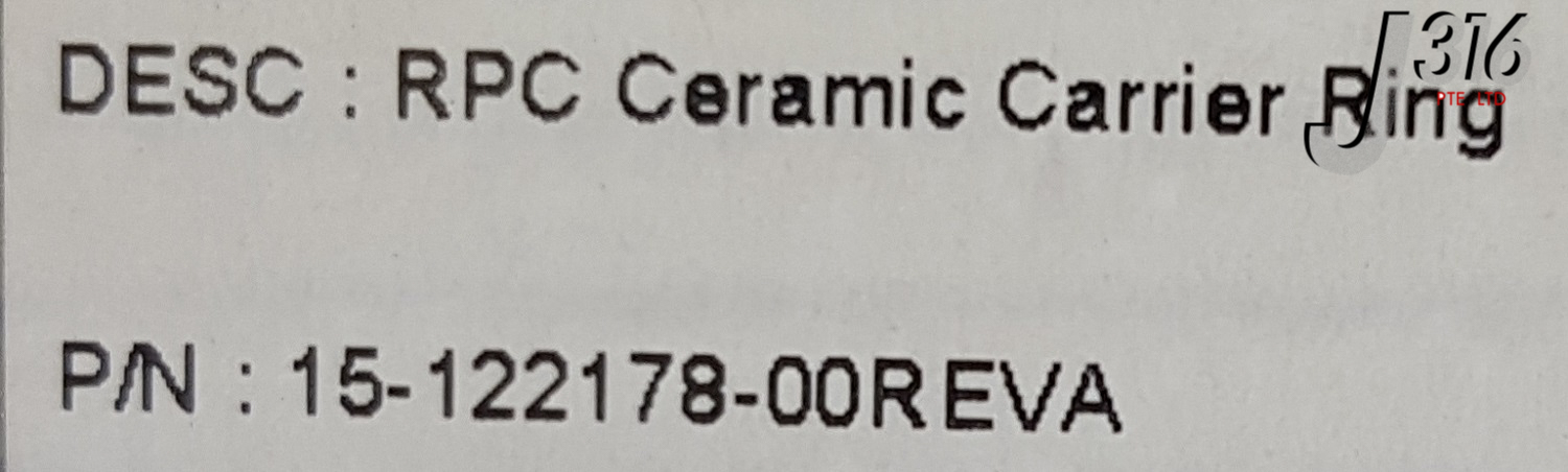 5880 NOVELLUS RPC CERAMIC CARRIER RING (NEW) 15-122178-00 | eBay
